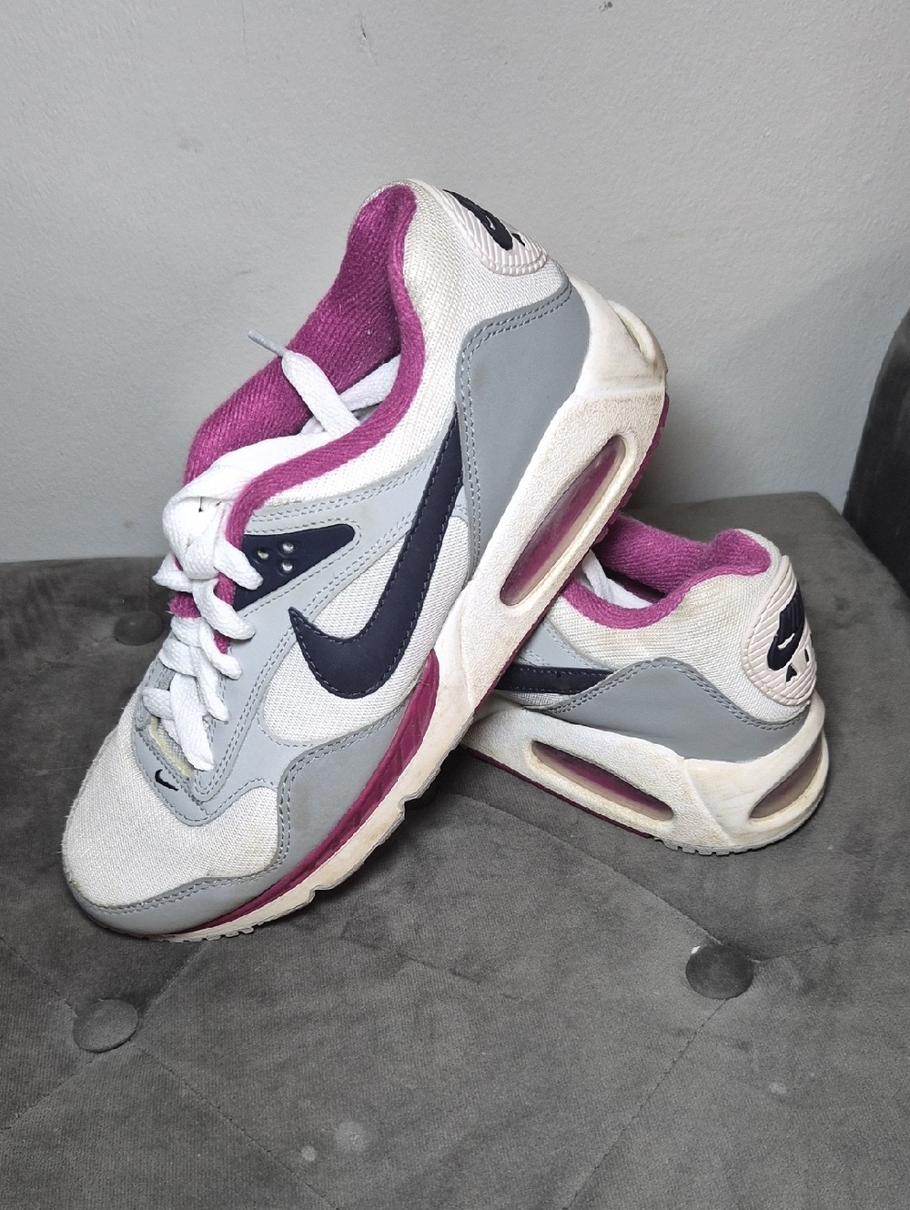 Nike Women's Grey & Pink Running Sneakers 7